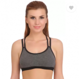 Buy Fashion Comfortz Women's Sports Non Padded Bra (Grey) at Rs 199 from Flipkart