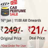 Droom Car Perfume Sale: Buy Car Perfume at Rs 21 Only On 16th Jan @11 AM