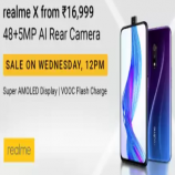 Buy Realme X Amazon Flipkart Price @ Rs 15999 (prepaid) Specifications, Buy Online In India, Extra Bank Discount