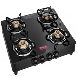 Buy Prestige Marvel Glass 4 Burner Gas Stove, Black at Rs 5,445 only from Amazon