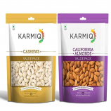 Buy Karmiq Nuts Combo, 900 g (Almonds & Cashew) at Rs 649 only from Amazon