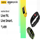 Buy Realme Band (Black Strap, Size: Regular) Amazon Flipkart Price @ Rs 999 only