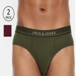 Buy Jack & Jones Men Pack of 2 Solid Briefs at Rs 223 Only from Myntra