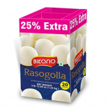 Buy Bikano Rasogolla, 1kg (with 25% Extra) from Amazon