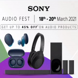 Flipkart Sony Audio Fest Offers: Get Upto 45% OFF on Audio Products, Noise Cancellation Headphones and Earbuds