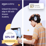 Amazon Academy IIT JEE All India Scholarship Test Series (AIMT) by Amazon: Prepare for the Amazon Academy IIT JEE Scholarship Test and win Reward upto Rs 5000