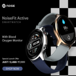 Buy Noise Fit Active Smartwatch with Blood Oxygen and Heart Rate Moniter at Rs 3499 from Flipkart