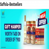 Saffola Coupon Codes Cashback Offers- Upto 30% OFF + Extra 20% OFF + Rs 400 Gift Hamper on Rs 900 Shopping From Saffola