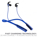 Buy boAt Rockerz 235V2 M Blue Wireless Neckband with ASAP Charge Vibration Alert & 8H Play at Rs 699 from Myntra