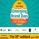 Amazon Emerging Brand Days Discount Offers- Get Upto 40% OFF + Extra Upto Rs 200 Amazon Pay Cashback