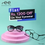 EYEMYEYE Coupon Code Offers- Get Flat Rs 1200 OFF on Eyeglasses, Sunglasses & Icove Contact Lenses