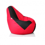 Buy Comfy XXL Bean bag filled with Beans in Red and Black at Rs 979 Only