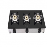 Buy Pigeon by Stovekraft Favourite 3 Burner Line Cook Top Stove, Black at Rs 2,300 Only from Amazon