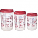 Buy Princeware Twister Package Container (Set of 3) Pink at Rs 228 Only