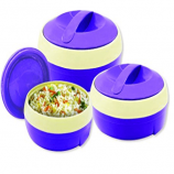 Buy Princeware TULIP 3Pcs Casserole Set from Amazon at Rs 299 Only 