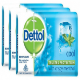 Buy Dettol Soap Value Pack, Cool - 125gm, Pack of 3 at Rs 89 from Zotezo