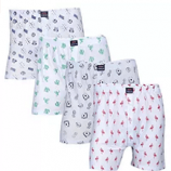 Buy Feed Up Mens Cotton Hosiery Boxers Pack of 4 at Rs 549 from Amazon