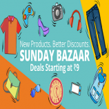 Paytm Sunday Bazaar Sale- Weekend Shopping Starting @ Rs 7 (Super Cashback Sale)