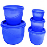 Buy Princeware Store Fresh Plastic Bowl Package Container, Set of 5, Blue at rs 119 from Amazon