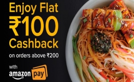Freshmenu Coupons Offers: Get Flat 50% OFF upto Rs 300, Extra Rs 100 Cashback Via Amazon Pay