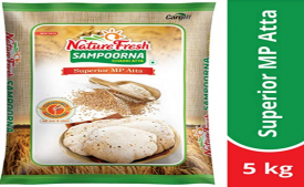 Buy Nature Fresh Sampoorna Chakki Atta, 10kg at Rs 299 from Amazon Pantry