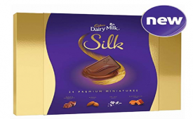 Buy Cadbury Dairy Milk Silk Miniatures Chocolate Gift Box, 240g from Amazon just at Rs 280 only