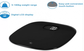 Buy Flipkart SmartBuy EP3RB Weighing Scale (Grey, Black) at Rs 676 only From Flipkart