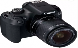 Buy Canon EOS 1300D DSLR Camera Body with Single Lens: EF-S 18-55 IS II (16 GB SD Card + Carry Case)  (Black) at Rs 21,999 from Flipkart, Extra 10% Instant Discount on SBI Credit Cards