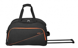 Buy Safari Pep 56 Cms Polyester Black Cabin 2 Wheels Soft Duffle at Rs 1099 only from Amazon