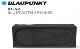 Buy Blaupunkt BT-52-BK 10W Portable Outdoor Bluetooth Speaker (Black) just at Rs 999 only from Amazon