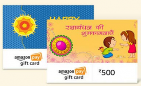 Amazon Email Gift Cards Offer: Get Flat 5% Cashback Upto Rs 50 on Sending Amazon Pay Email Gift Cards