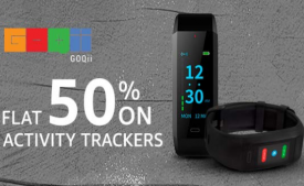 Buy GOQii Fitness Band with Heart Rate Moniter and Personal Coaching Upto 50% OFF on Amazon