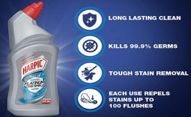 Buy Harpic Platinum Active-Shield Toilet Cleaner, Marine - 500ml at Rs 69 Only