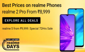 Realme 2 Pro Flipkart Price @ Rs 7,999, Realme 2 Pro Specifications, Open Sale, Price Buy Online on Flipkart, Extra 10% Bank Discount 