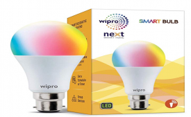 Buy wipro 9-Watt B22 WiFi Smart LED Bulb with Music Sync (Compatible with Amazon Alexa and Google Assistant) at Rs 99 from Amazon Alexa Device