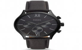 Fossil Fenmore Multifunction Black Dial Men's Watch at Rs 5995 From Amazon, Extra 10% Bank Disocunt