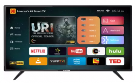 Buy Kodak 43 4k Xpro 108cm (43 inch) Ultra HD (4K) LED Smart TV at Rs 19,999 only from Flipkart, Extra 10% Prepaid Discount, Extra 10% OFF Via BOB Credit Cards