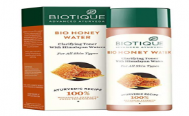 Buy Biotique Bio Honey Water Clarifying Toner, 120ml at Rs 88 from Amazon