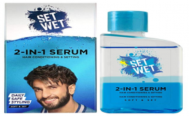 Buy Set Wet 2-In-1 Serum, Soft & Set (Hair Serum For Men), 100 ml at Rs 119 only from Amazon