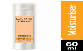 Buy Lakme Peach Milk Moisturiser SPF 24 PA++ (60 ml) at Rs 93 from Flipkart