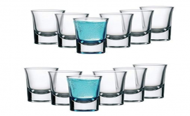 Buy Impal 35 ml Shot Glass Set, for Drink Vodka, Wine, Whisky, Liquor, Pack of 12 pcs at Rs 299 from Amazon