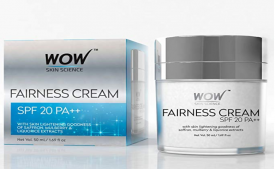 Buy WOW Fairness SPF 20 PA++ No Parabens & Mineral Oil Cream, 50mL at Rs 299 from Amazon