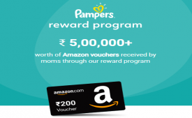 Pamper Review Contest: Write a Review for Pampers Diapers On Amazon and win Rs 200 Gift Voucher for Free