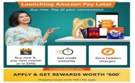 Amazon Buy Now Pay Later Cashback Offers: Apply Amazon Pay Later and Get Rs 150 Cashback on Amazon