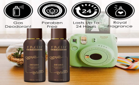 Buy Fresh Essential No Gas Deodorant & Perfumes @ Upto 70% OFF From Amazon