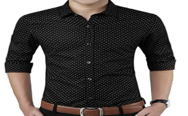 Buy Polka Print Dotted Cotton Shirts for Men for Formal Wear,100% Cotton Shirts at Rs 299 Only from Amazon