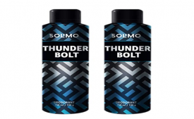 Amazon Brand- Solimo Thunder Bolt Deodorant For Men, 150 ml at Rs 179 only (Pack of 2)