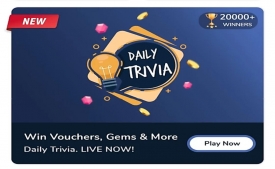 Flipkart Daily Trivia Today's Quiz Answers 9th March 2021- Win Rs 1000 Flipkart Gift vouchers, Gems and Offers