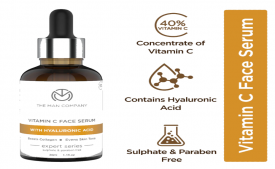Buy The Man Company Vitamin C Face Serum with Hyaluronic Acid for Brightening and AntiAging for Oily Skin at Rs 360 only