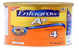 Buy Enfagrow A+ Nutritional Milk Powder (2 years and above) 400 g (Vanilla) at Rs 282 only From Amazon (Apply 50% OFF Coupon)